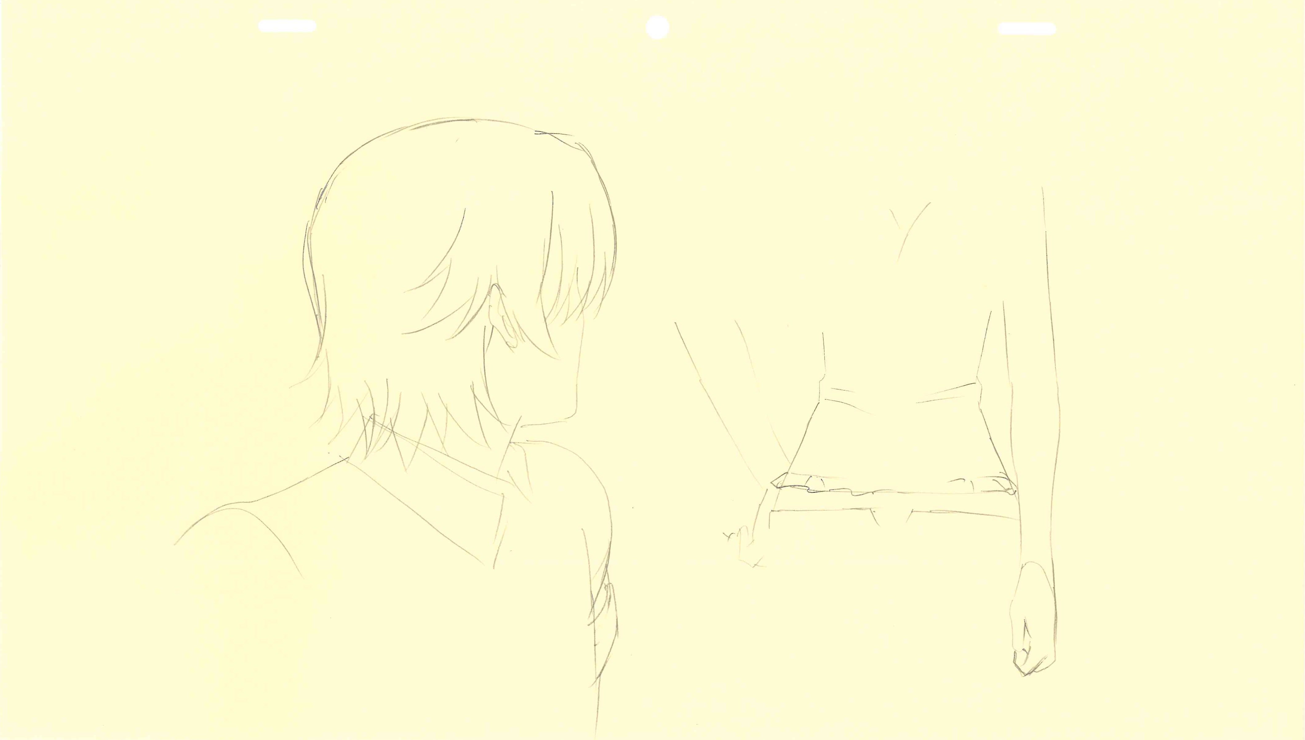 The Fruit of Grisaia Original Drawing (Amane Suou, Yuuji Kazami) 5-page Set