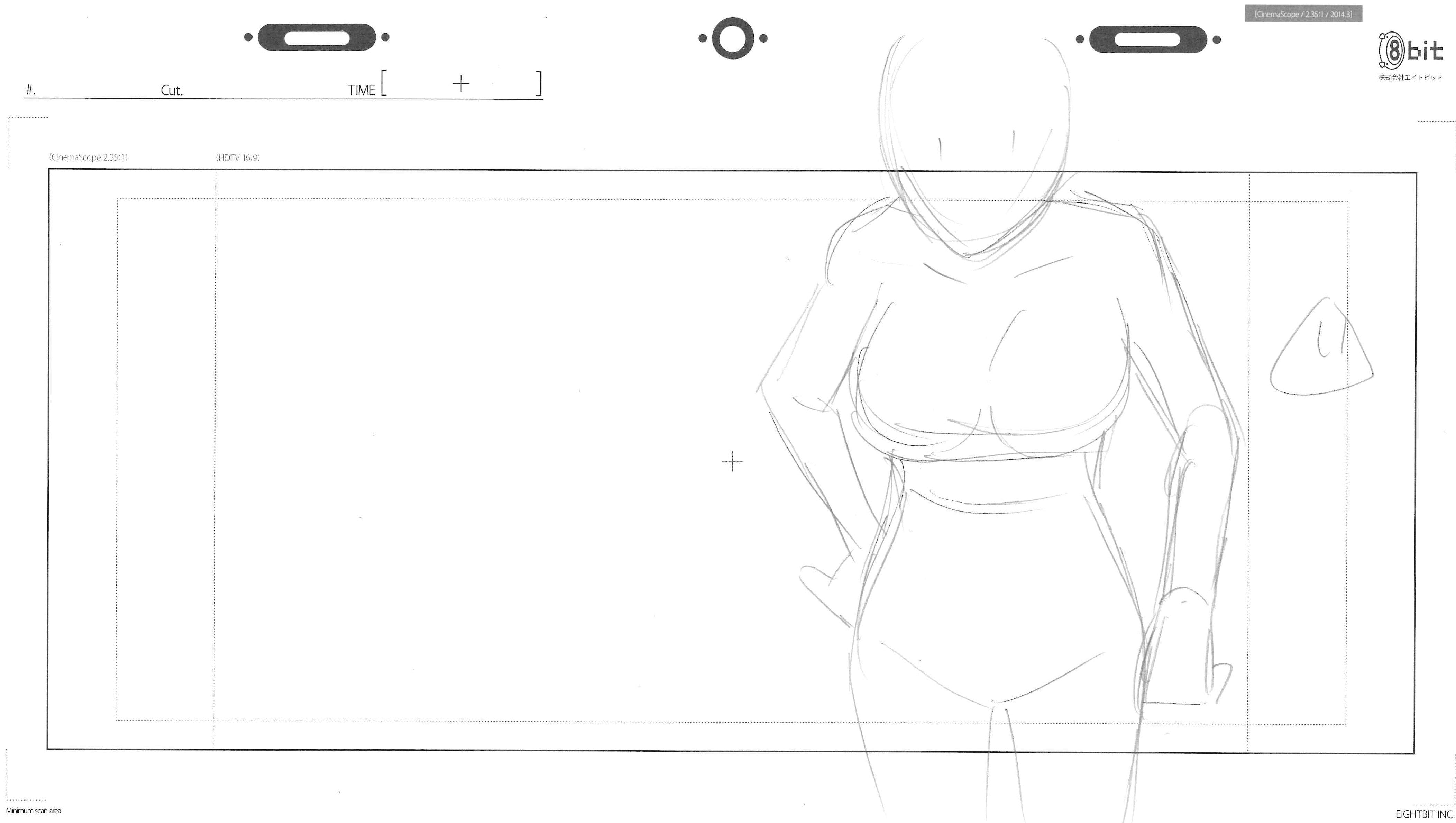 The Fruit of Grisaia Original Drawing (Amane Suou, Yuuji Kazami) 5-page Set