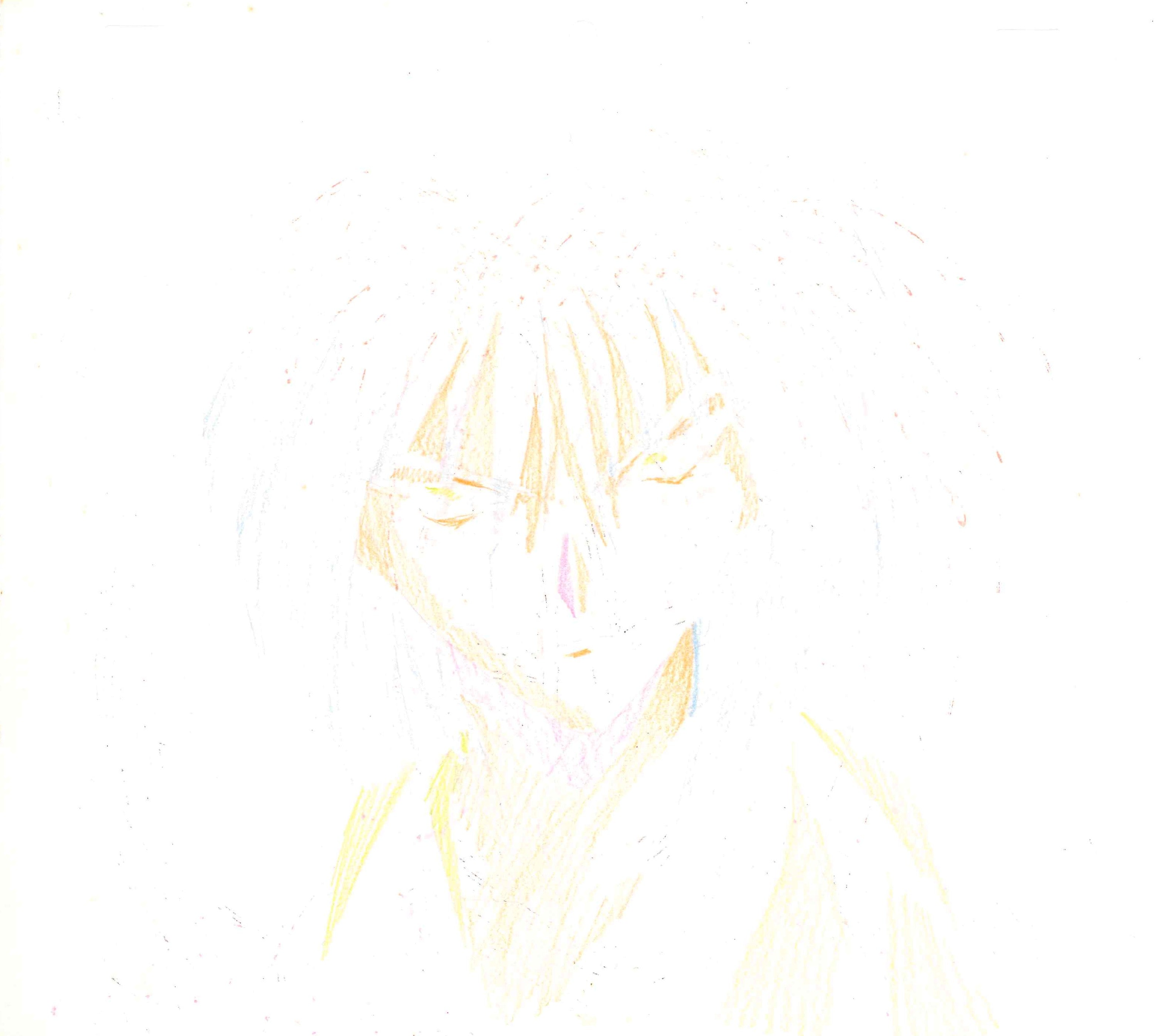 Rurouni Kenshin Original Cel and Drawing (Kenshin Himura)
